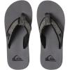 imageQuiksilver Mens Monkey Abyss ThreePoint SandalGrey Grey Black Grey Xsks