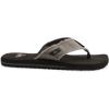 imageQuiksilver Mens Monkey Abyss ThreePoint SandalGreyBlackBrown