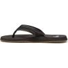 imageQuiksilver Mens Monkey Wrench 3 Point Flip Flop Athletic SandalBlackBrown
