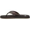 imageQuiksilver Mens Monkey Wrench 3 Point Flip Flop Athletic SandalBrownBlackBrown