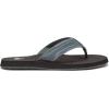 imageQuiksilver Mens Monkey Wrench 3 Point Flip Flop Athletic SandalGreyBlackGrey