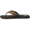 imageQuiksilver Mens Monkey Wrench 3 Point Flip Flop Athletic SandalTanSolid