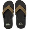 imageQuiksilver Mens Monkey Wrench 3 Point Flip Flop Athletic SandalTanSolid