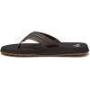 imageQuiksilver Youth Monkey Wrench Flip Flop Sandal Little KidBig KidBrownBlackBrown