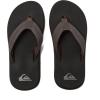 imageQuiksilver Youth Monkey Wrench Flip Flop Sandal Little KidBig KidBrownBlackBrown