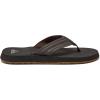 imageQuiksilver Youth Monkey Wrench Flip Flop Sandal Little KidBig KidBrownBlackBrown