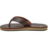 imageQuiksilver Youth Monkey Wrench Flip Flop Sandal Little KidBig KidDemitasse  Solid