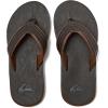 imageQuiksilver Youth Monkey Wrench Flip Flop Sandal Little KidBig KidDemitasse  Solid