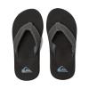 imageQuiksilver Youth Monkey Wrench Flip Flop Sandal Little KidBig KidGreyBlackGrey