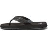 imageQuiksilver Youth Monkey Wrench Flip Flop Sandal Little KidBig KidGreyBlackGrey