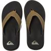 imageQuiksilver Youth Monkey Wrench Flip Flop Sandal Little KidBig KidTan  Solid