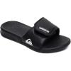 imageQuiksilver Boys Bright Coast Adjust Youth FlipFlop Slide SandalWhiteBlack