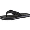 imageQuiksilver Boys Carver Suede Fixed Strap Kids Flip Flop Youth SandalSolid Black