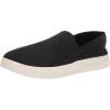 imageQuiksilver Mens Harbor Wharf Slipon Lowtop Casual Shoe SneakerBlackBlackWhite Harbor Wharf Slipon