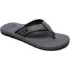 imageQuiksilver Mens Monkey Abyss ThreePoint SandalGrey Grey Black Grey Xsks