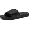 imageQuiksilver Mens Slide Sandal Flip FlopsBlackGreyBlack Rivi Slide Adjust