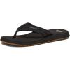 imageQuiksilver Youth Monkey Wrench Flip Flop Sandal Little KidBig KidBlackBlackBrown