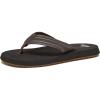 imageQuiksilver Youth Monkey Wrench Flip Flop Sandal Little KidBig KidBrownBlackBrown