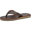 imageQuiksilver Youth Monkey Wrench Flip Flop Sandal Little KidBig KidDemitasse  Solid