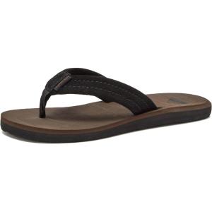 imageQuiksilver Boys Carver Suede Fixed Strap Kids Flip Flop Youth SandalBrown