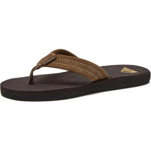 imageQuiksilver Boys Carver Suede Fixed Strap Kids Flip Flop Youth SandalDemitasse  Solid