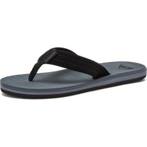 imageQuiksilver Boys Carver Suede Fixed Strap Kids Flip Flop Youth SandalGrey