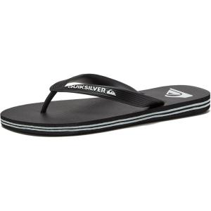 imageQuiksilver Girls Molokai Kids Flip Flop Youth SandalBlackBlackWhite