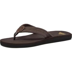 imageQuiksilver Mens Carver Suede 3 Point Flip Flop Athletic SandalDemitasse Solid