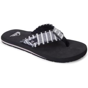 imageQuiksilver Mens Monkey Abyss ThreePoint SandalBlack 1