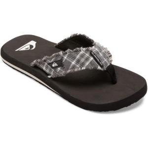 imageQuiksilver Mens Monkey Abyss ThreePoint SandalBlack 4