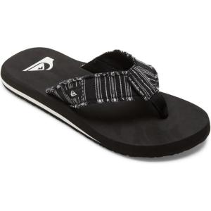 imageQuiksilver Mens Monkey Abyss ThreePoint SandalBlack 5