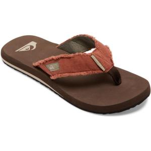 imageQuiksilver Mens Monkey Abyss ThreePoint SandalBrown 2