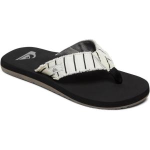 imageQuiksilver Mens Monkey Abyss ThreePoint SandalWhite Black Blue