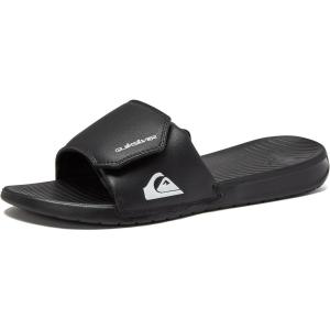 imageQuiksilver Mens Slide Sandal Flip FlopsBlackWhiteBlack