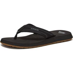 imageQuiksilver Youth Monkey Wrench Flip Flop Sandal Little KidBig KidBlackBlackBrown