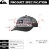 imageQuiksilver Boys Emu Coop Snapback Trucker Hat YouthIron Gate 242