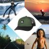 imageQuiksilver Boys Emu Coop Snapback Trucker HatSpray Camo Taxer Cargo