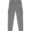 imageQuiksilver Boys Fleece Jogger Sweatpants with Pockets Elastic Waistband with Drawstring ClosureDark Grey Cargo