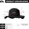 imageQuiksilver Boys Kids Bushmaster Sun Protection Floppy Visor Bucket HatBlack