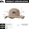 imageQuiksilver Boys Kids Bushmaster Sun Protection Floppy Visor Bucket HatKhaki