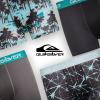 imageQuiksilver Boys Underwear 4 Pack Boxer Briefs for Boys 618 Durable Stretch Breathable Moisture WickingGrey black mint Floral greenBlack