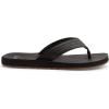 imageQuiksilver Mens Carver Nubuck ThreePoint SandalBlack Solid Black Sbkm