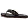 imageQuiksilver Mens Carver Nubuck ThreePoint SandalBlack Solid Black Sbkm