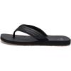 imageQuiksilver Mens Carver Nubuck ThreePoint SandalBlack Solid Black Sbkm