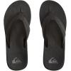 imageQuiksilver Mens Carver Nubuck ThreePoint SandalBlack Solid Black Sbkm