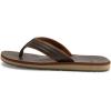 imageQuiksilver Mens Carver Nubuck ThreePoint SandalBrown Demitasse Solid Ctk0