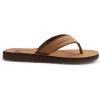 imageQuiksilver Mens Carver Nubuck ThreePoint SandalTan Pattern 1