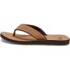 imageQuiksilver Mens Carver Nubuck ThreePoint SandalTan Pattern 1