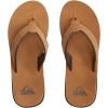 imageQuiksilver Mens Carver Nubuck ThreePoint SandalTan Pattern 1