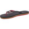 imageQuiksilver Mens Haleiwa FlipFlopsBlackRedGreen